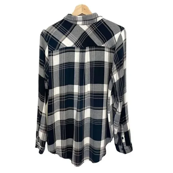 Lulus Plaid Top - Picture 4 of 6